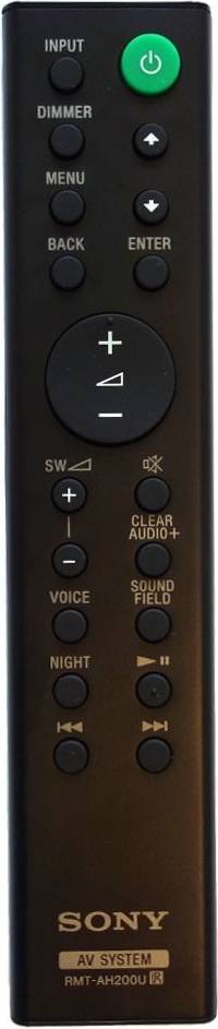 Sony HT-CT390 Home Cinema Remote Control