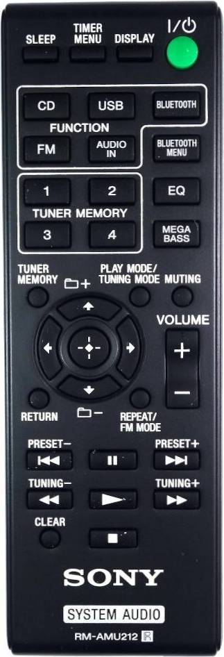 Sony CMT-X3CDB HiFi Remote Control