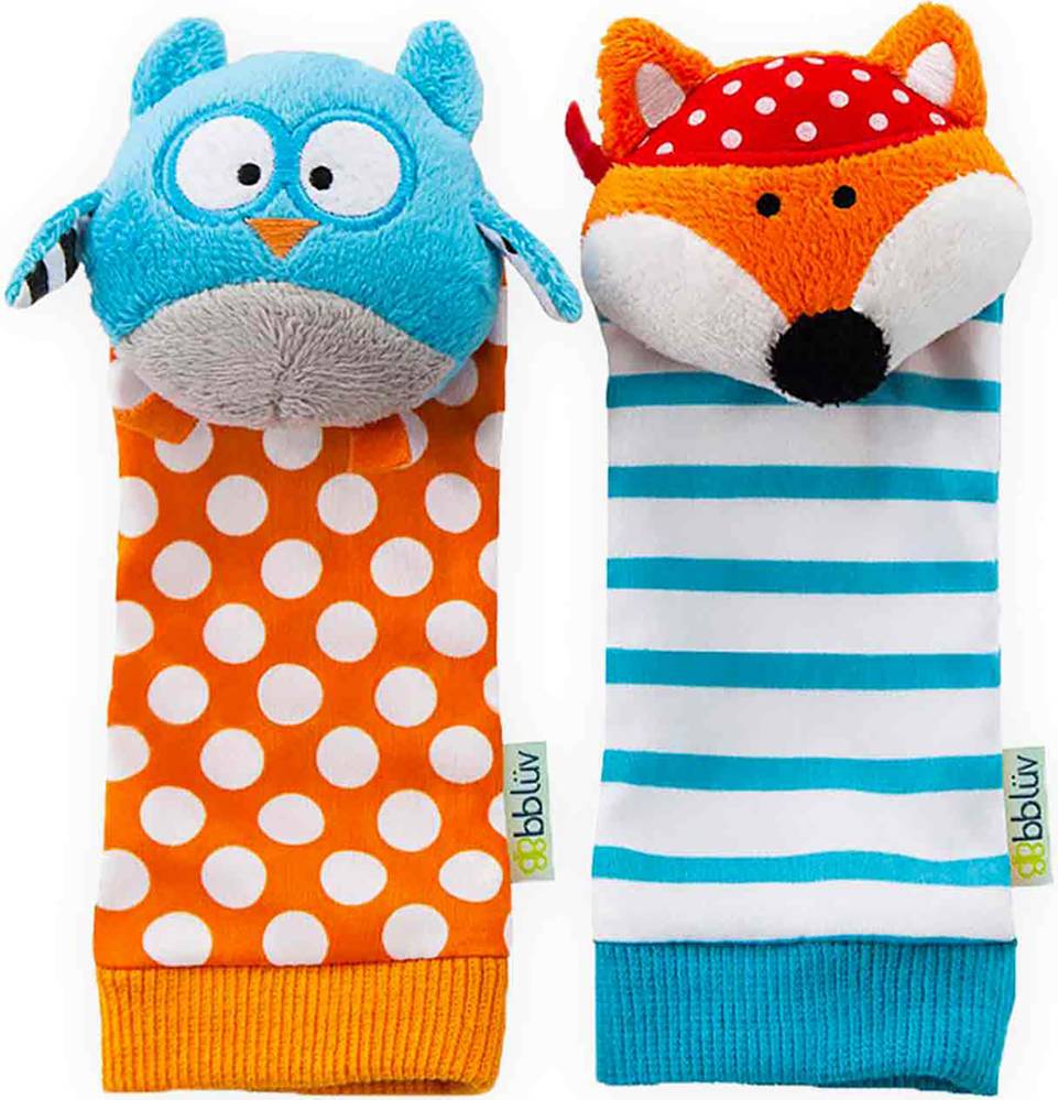 Düo Rasselsöckchen Owl