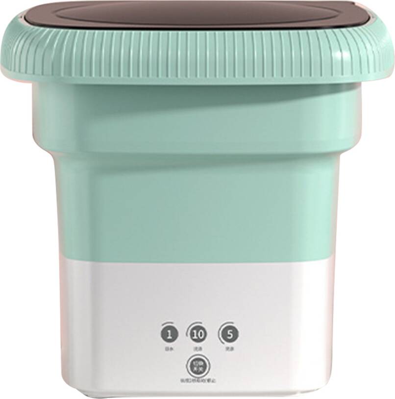 Foldable Portable Mini Washing Machine - Green
