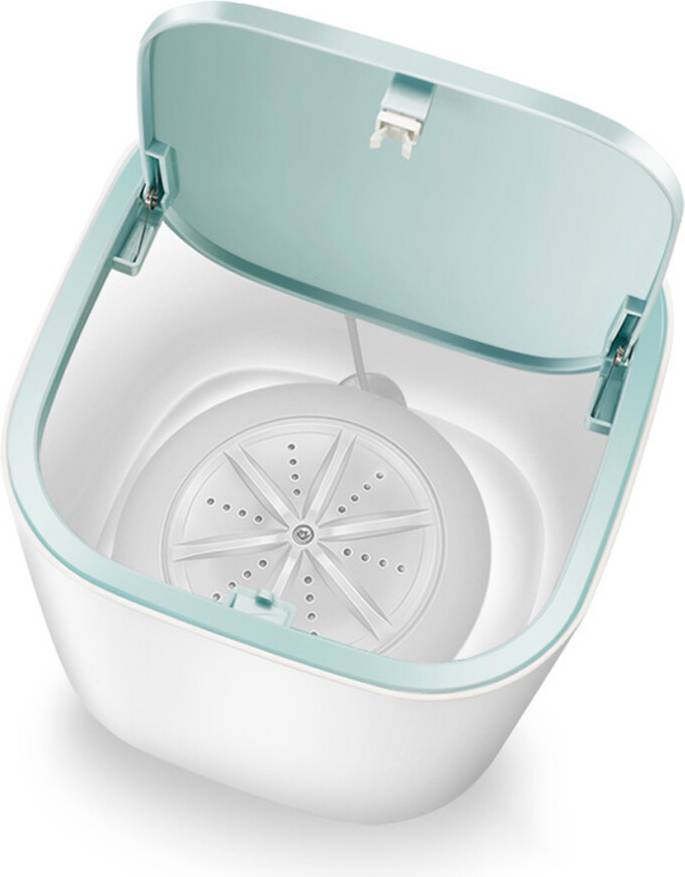 Compact USB-Rechargeable Washing Machine - White