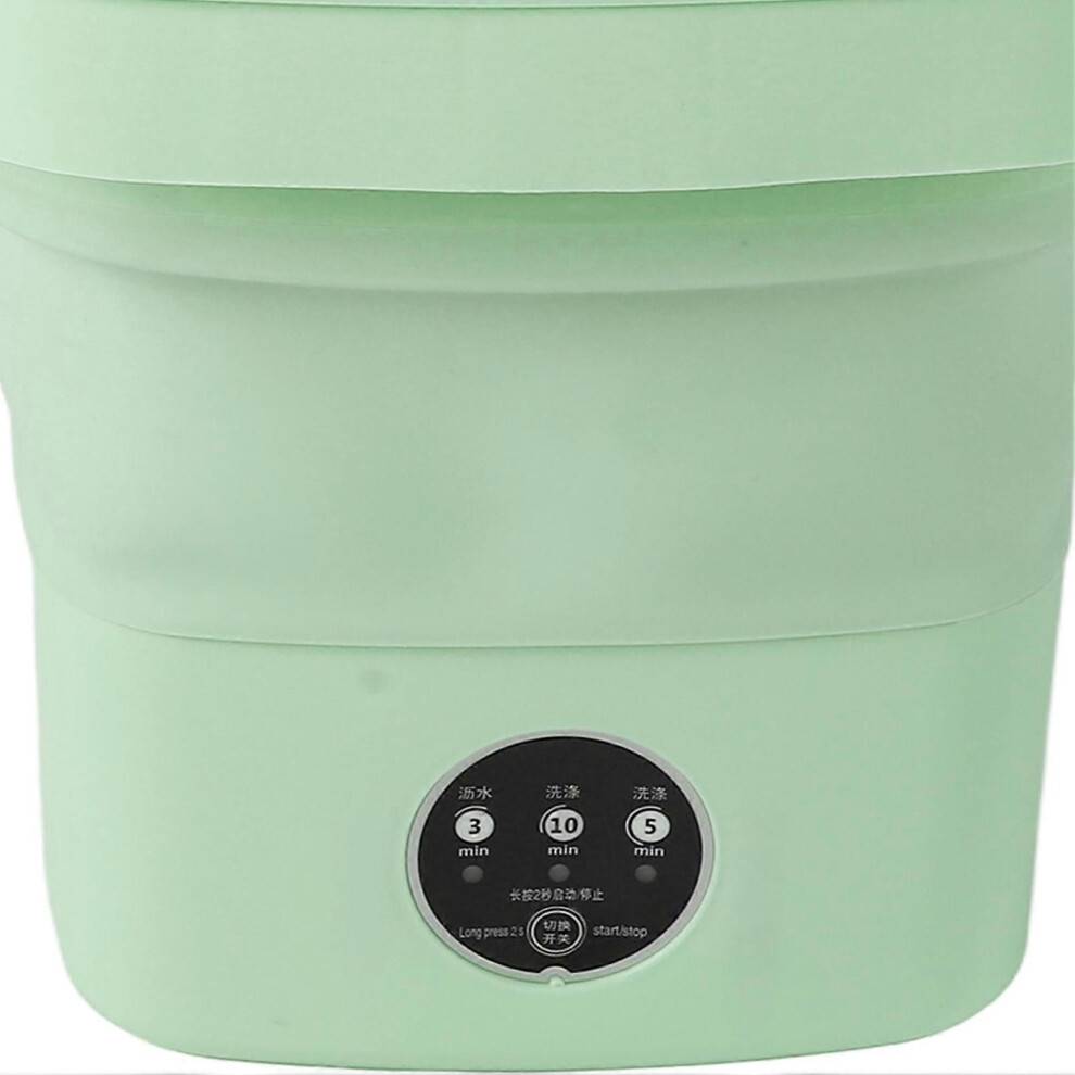 8 L Mini Foldable Washing Machine - Green