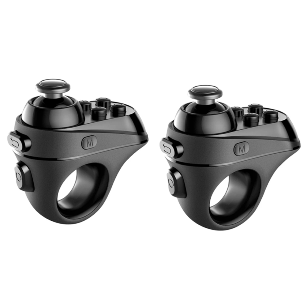 Jehiatek 2PCS R1 Bluetooth VR Remote Controller Ring