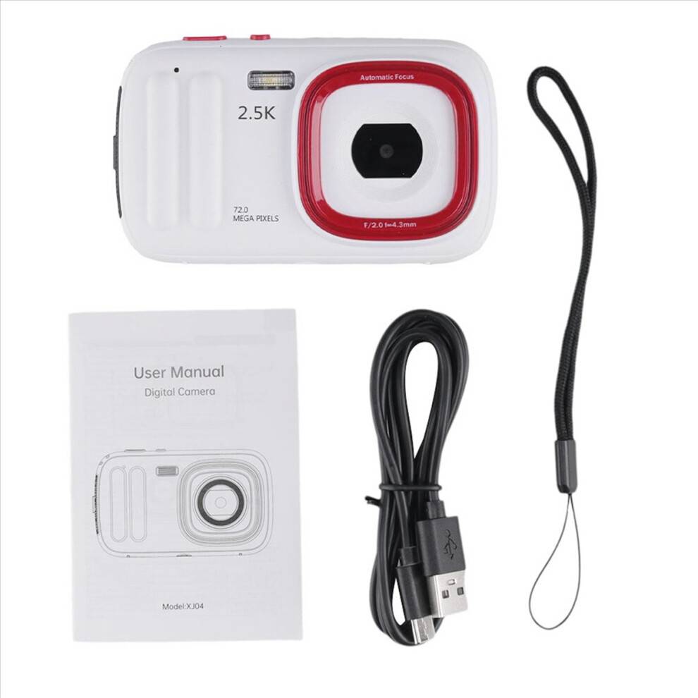 Typecat 72MP Digital Camera 2.5K Compact Point