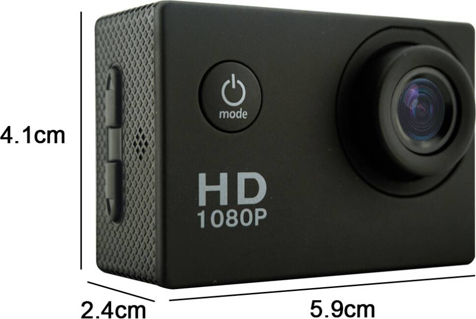 Waterproof Action Camera 2 Inch FHD 1080P
