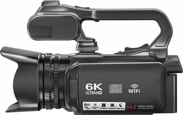 6K Digital Video Camera 64MP 4 Inch