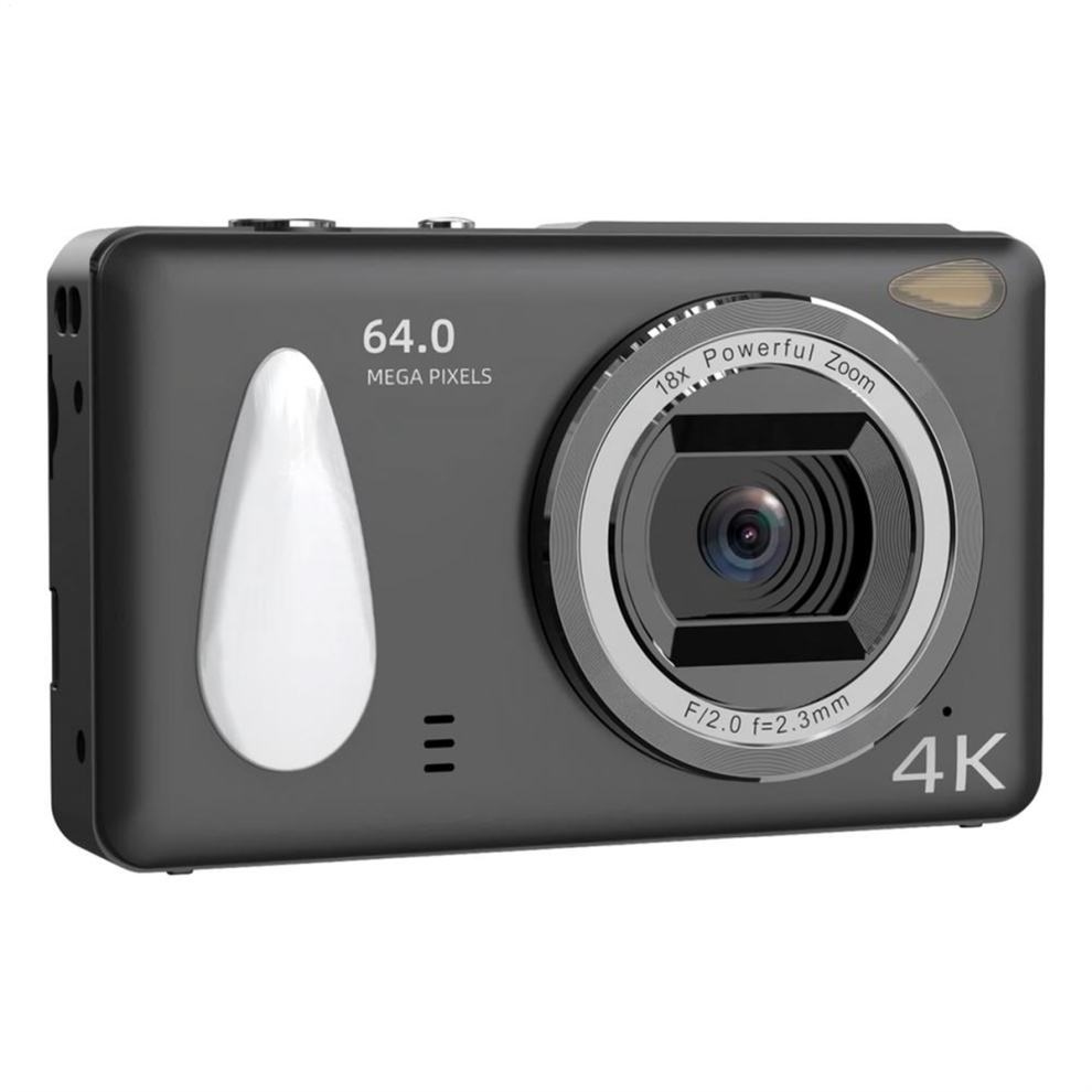 Saudism HD 4K Compact Digital Camera 2.4 Inch IPS