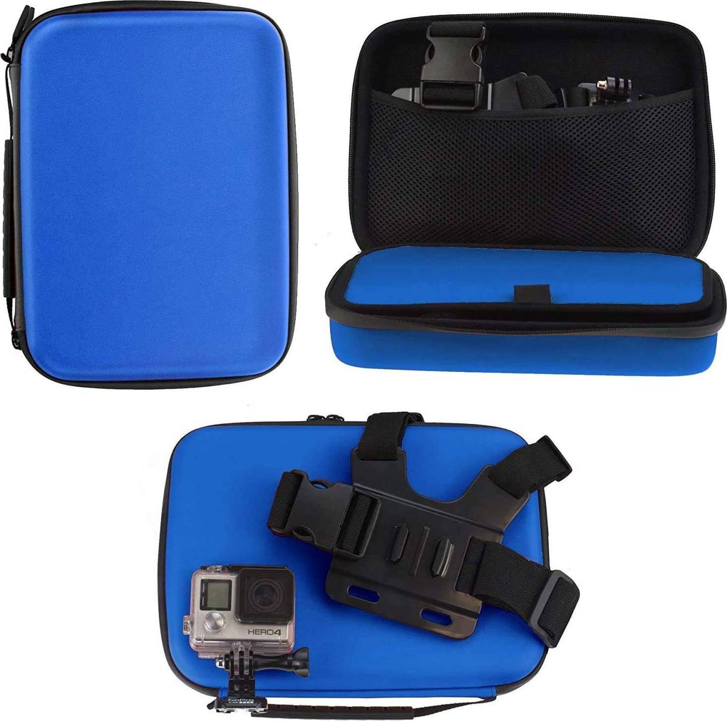 Navitech Blue Case For Cooau Action Camera