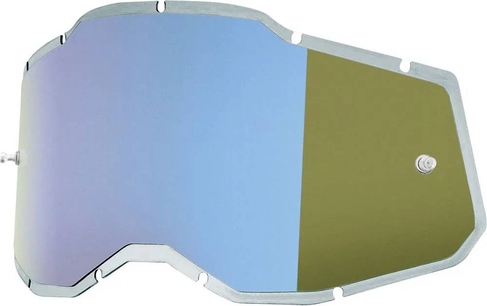 100% RC2 AC2 ST2 Injected Mirror Blue Lens
