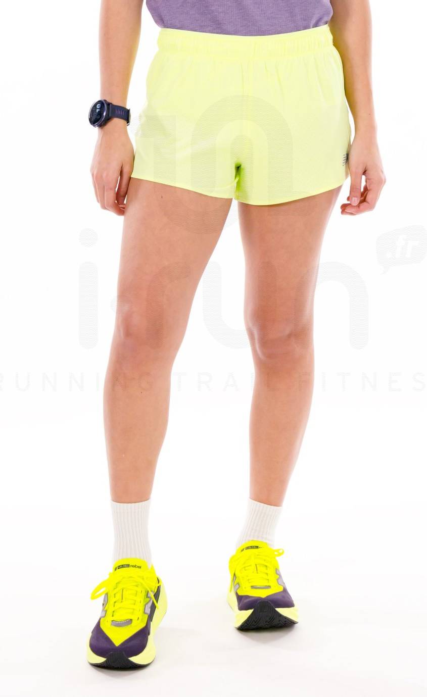 New Balance Rc Short 3 Inch Löparshorts Grön Polywoven - Green