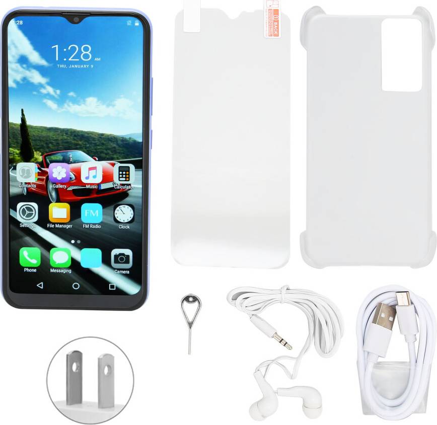 Mobiltelefon til Seniorer Android 10 Go - Sort