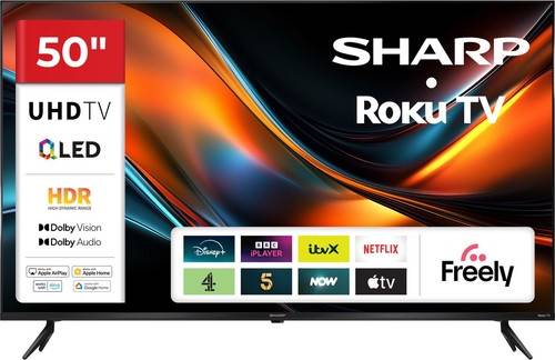 Sharp 50 Inch 4K Ultra HD QLED Smart TV