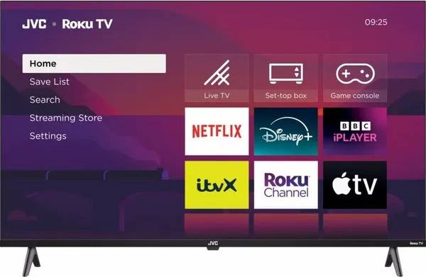 JVC LT-40CR350 40 Inch Roku Smart Full HD LED TV