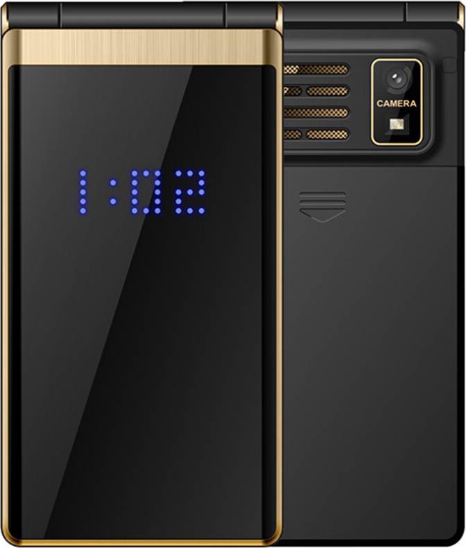 Landline with sim Touch Screen Flip Phones With LED Flashlight