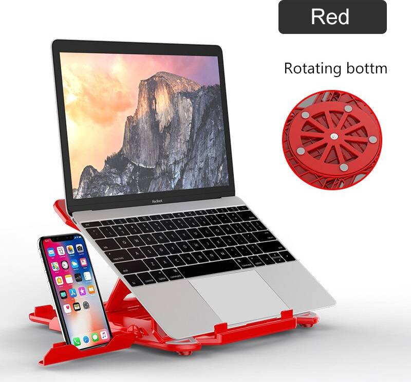 Hopfällbart Stativ Roterande Ergonomiskt Notebookställ