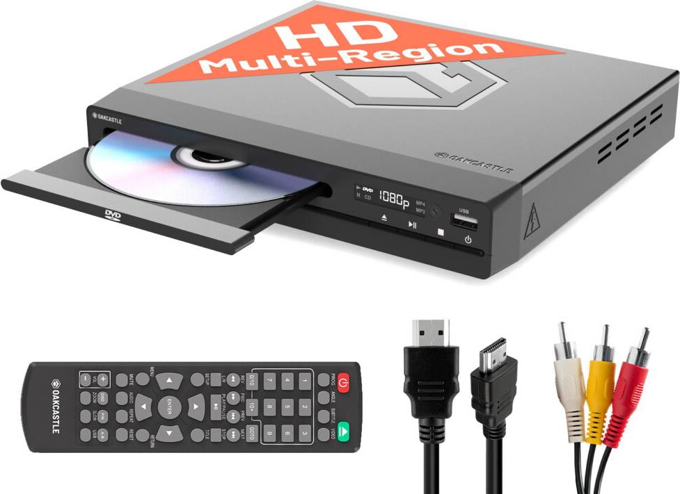 Compact DVD Player Multi Region Disc