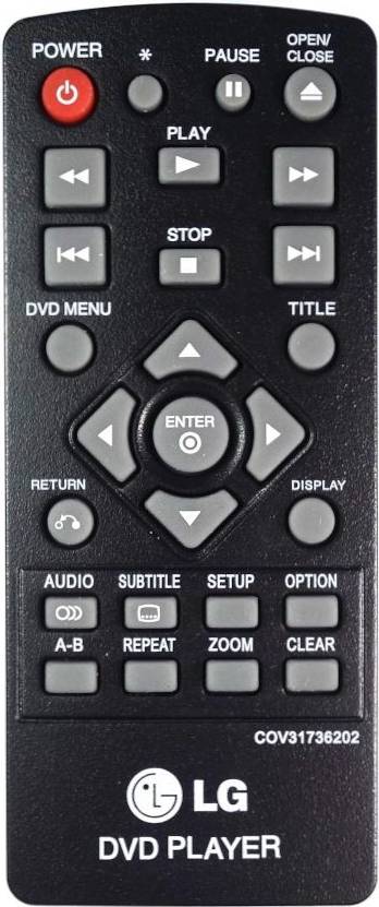 LG Dp132 Dvd Recorder Remote Control