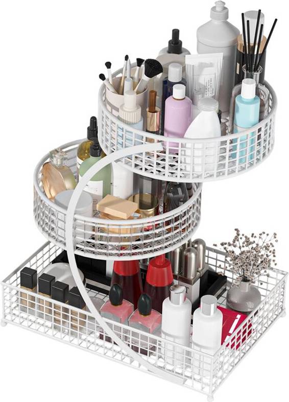 3 tier storage 3-Tier Metal Storage Rack
