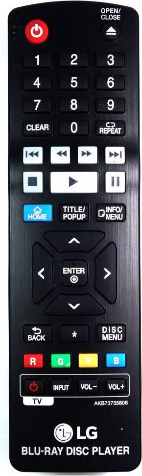 LG BPM34 Blu-Ray Remote Control