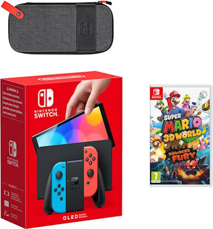 Neon nintendo switch Nintendo Switch OLED Neon Blue Neon Red