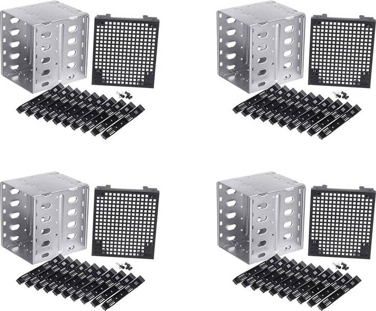 Hdd cage 4set 5.25 Inch to 5 x 3.5 Inch HDD Cage Rack