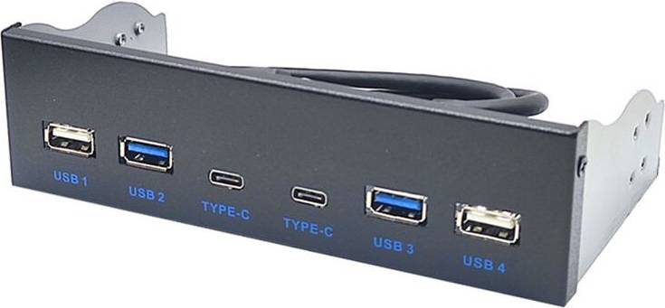 Usb 3.0 front panel USB 3.0 Front Panel for Desktop 5.25In