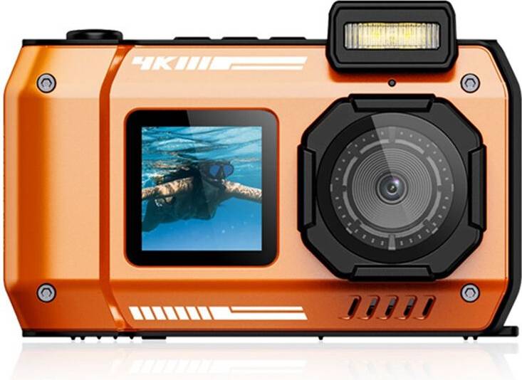 Waterproof Camera D50 Dual Screen