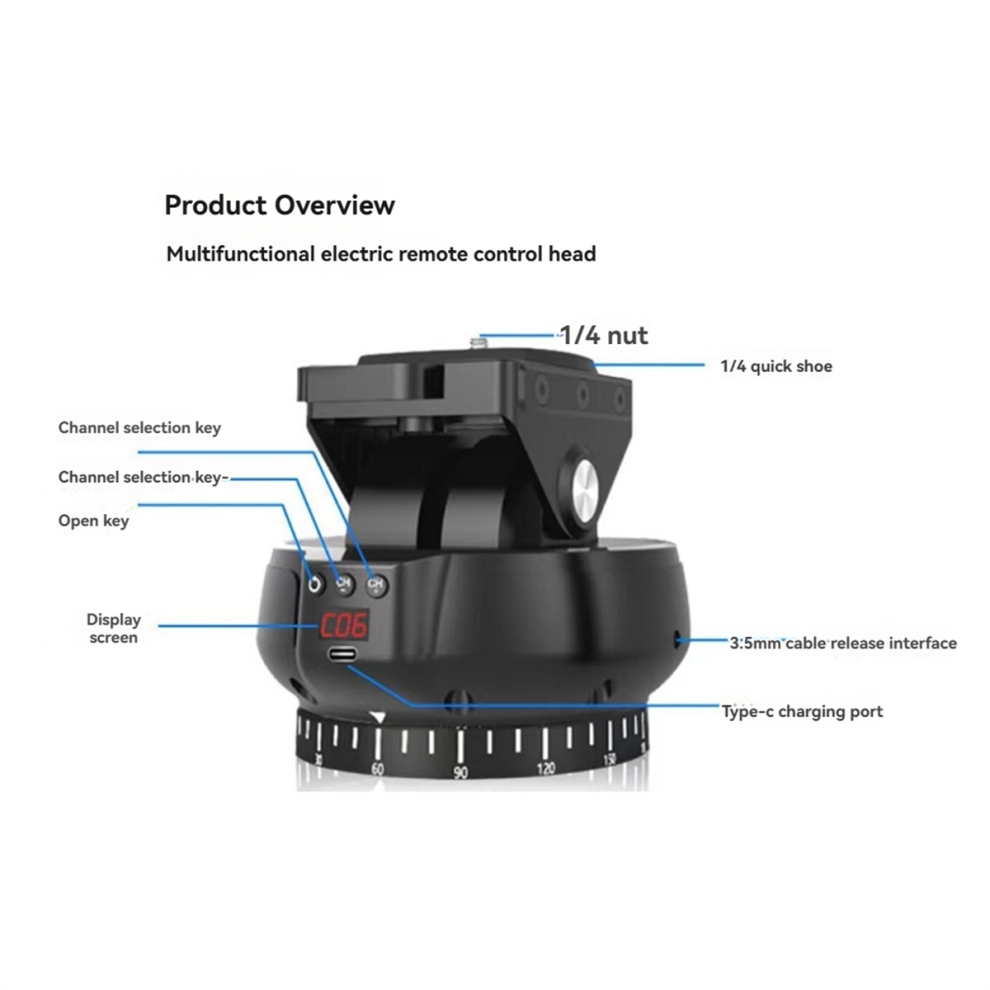 Typecat YT-1200 Auto Motorized Rotating Panoramic Remote