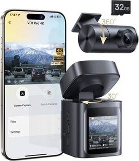 Rear dash cam Baseus Vd1 Pro Solar Dash Cam Front Rear