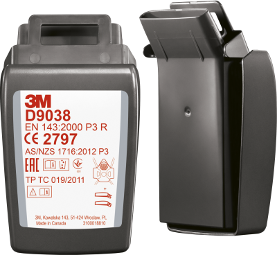 Secure click 3M D9038 Secure Click Hard Case P3 R HF Filter