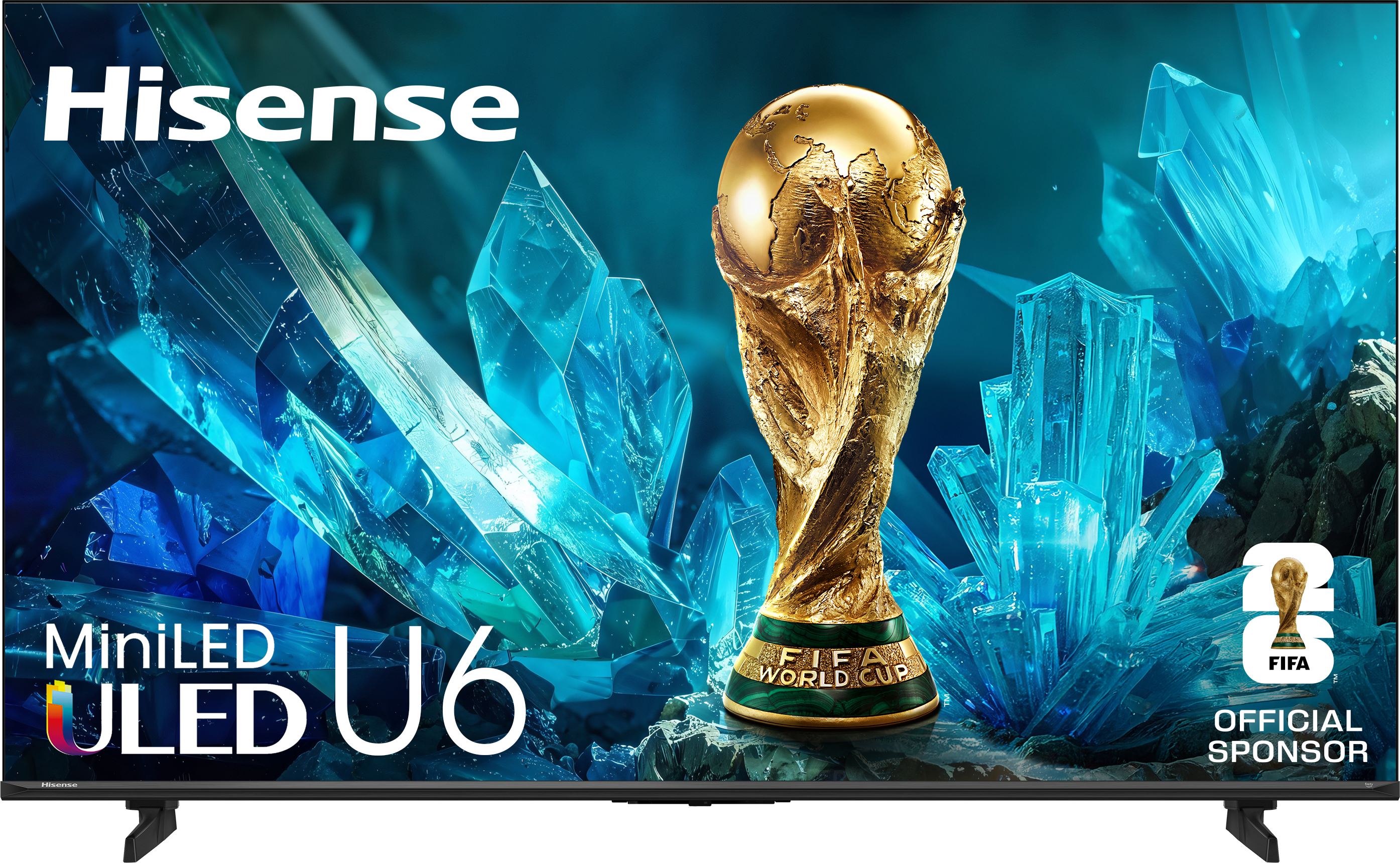 55 inch tv Hisense 55 Class U6 Series MiniLED Smart Fire TV