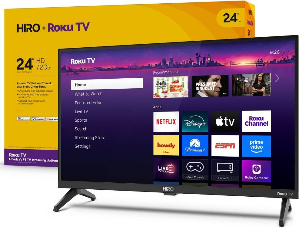 Roku tv Hiro Roku TV 24 Inch 720p HD Screen