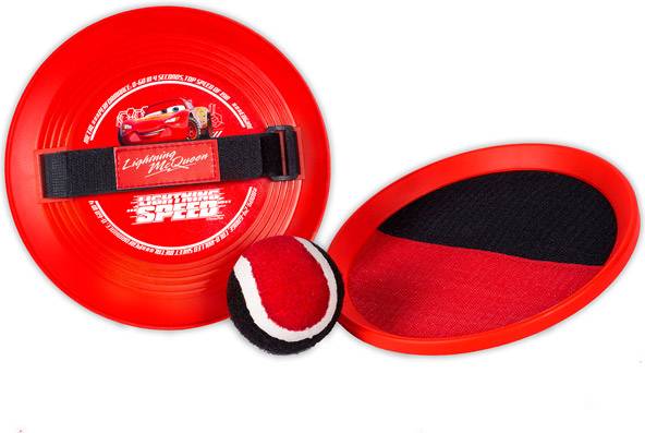Disney Cars Catch Ball Racketset Röd 3 Delar