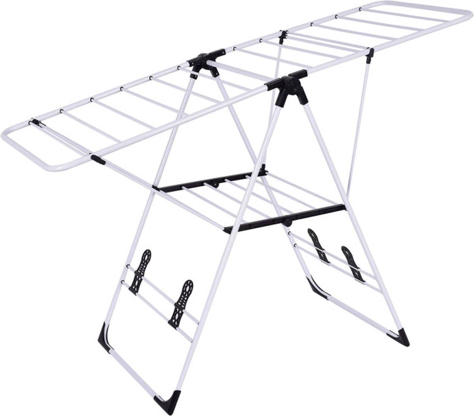 Clothes drying rack Sugift Portable Folding 2-Tier Clothes Drying Rack
