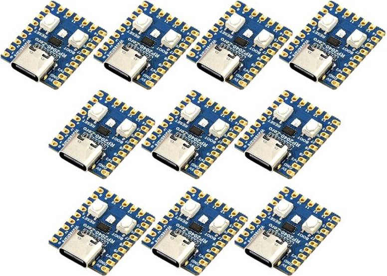 Tlily RP2040-Zero Microcontroller Development Board 10Pcs