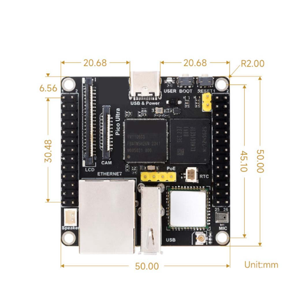 Tauoh Ultra WiFi Development Board RV1106 RISC-V