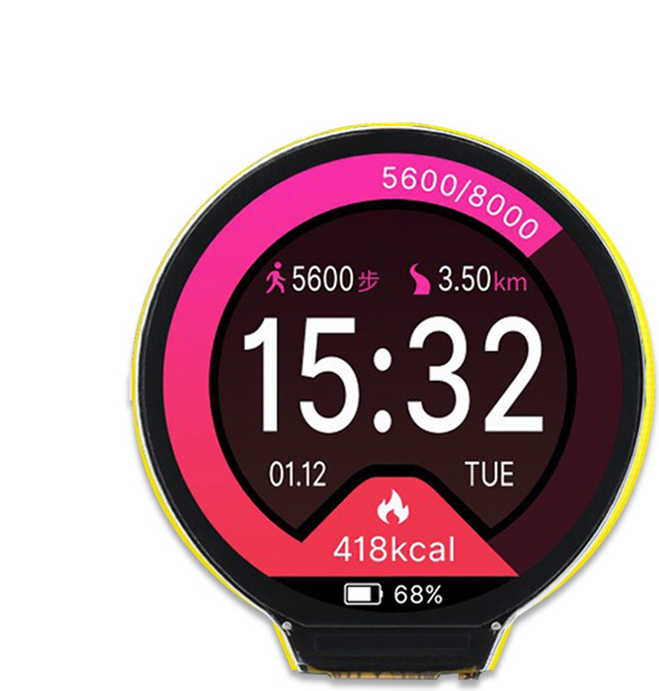 Typecat ESP32-C3 Development Board 1.28 Inch Round LCD Display Screen
