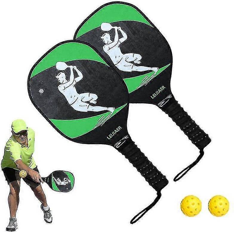 FitVille Pickle Ball Paddle Set Of 2 Lightweight Rackets