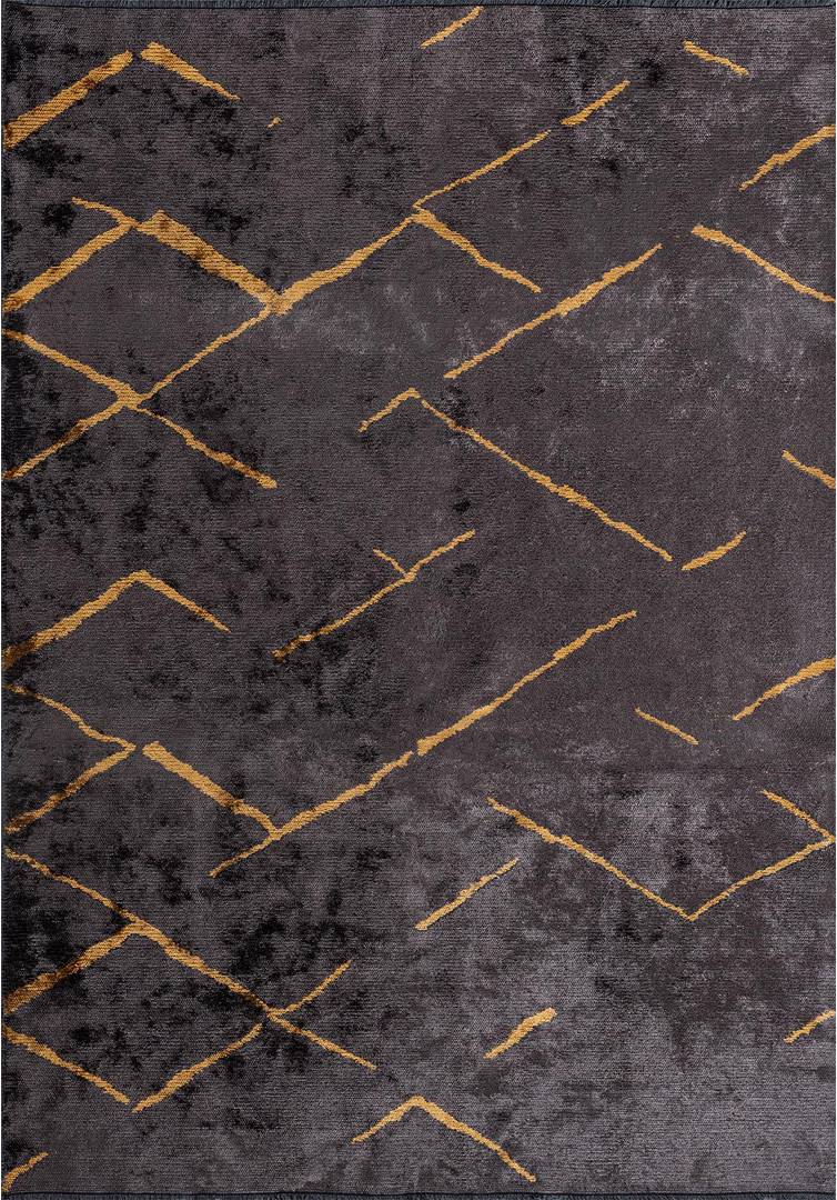 Ebern Designs Brown Abstract Living Room Rug Large Size Yellow