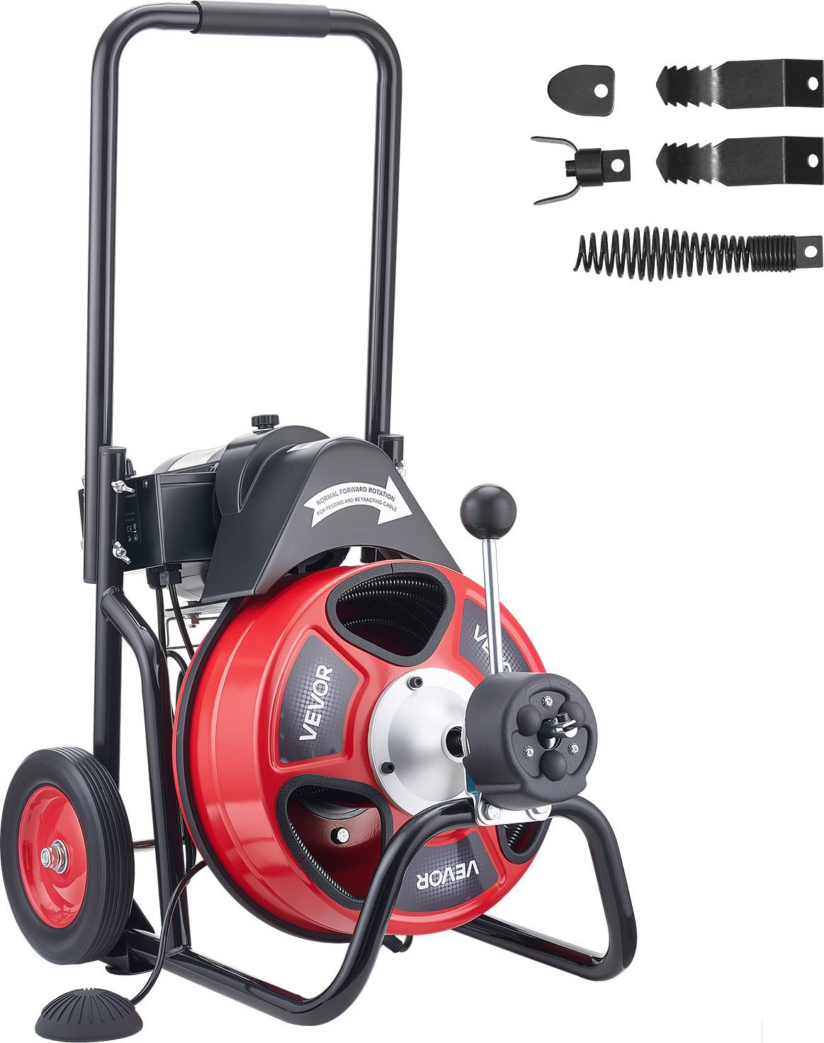 Drain cleaner tool VEVOR Drain Cleaner Machine 75 FT 3 8 Inch