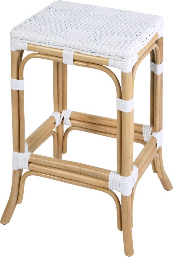 Butler Specialty Company Laguna Rattan Rectangular Rattan Counter Bar Stool 24.5"