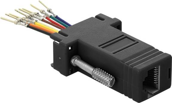 DeLock Sub-D 9 Pin Male to RJ45 Adapter