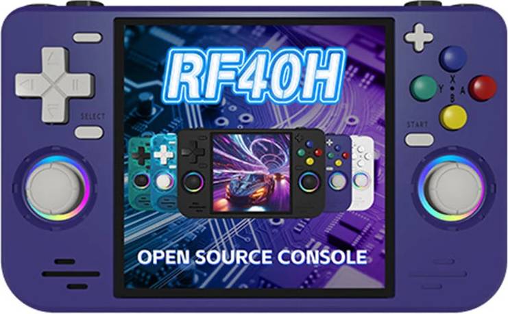 RF40H 30000 Handheld Game Console RK3326 - Purple