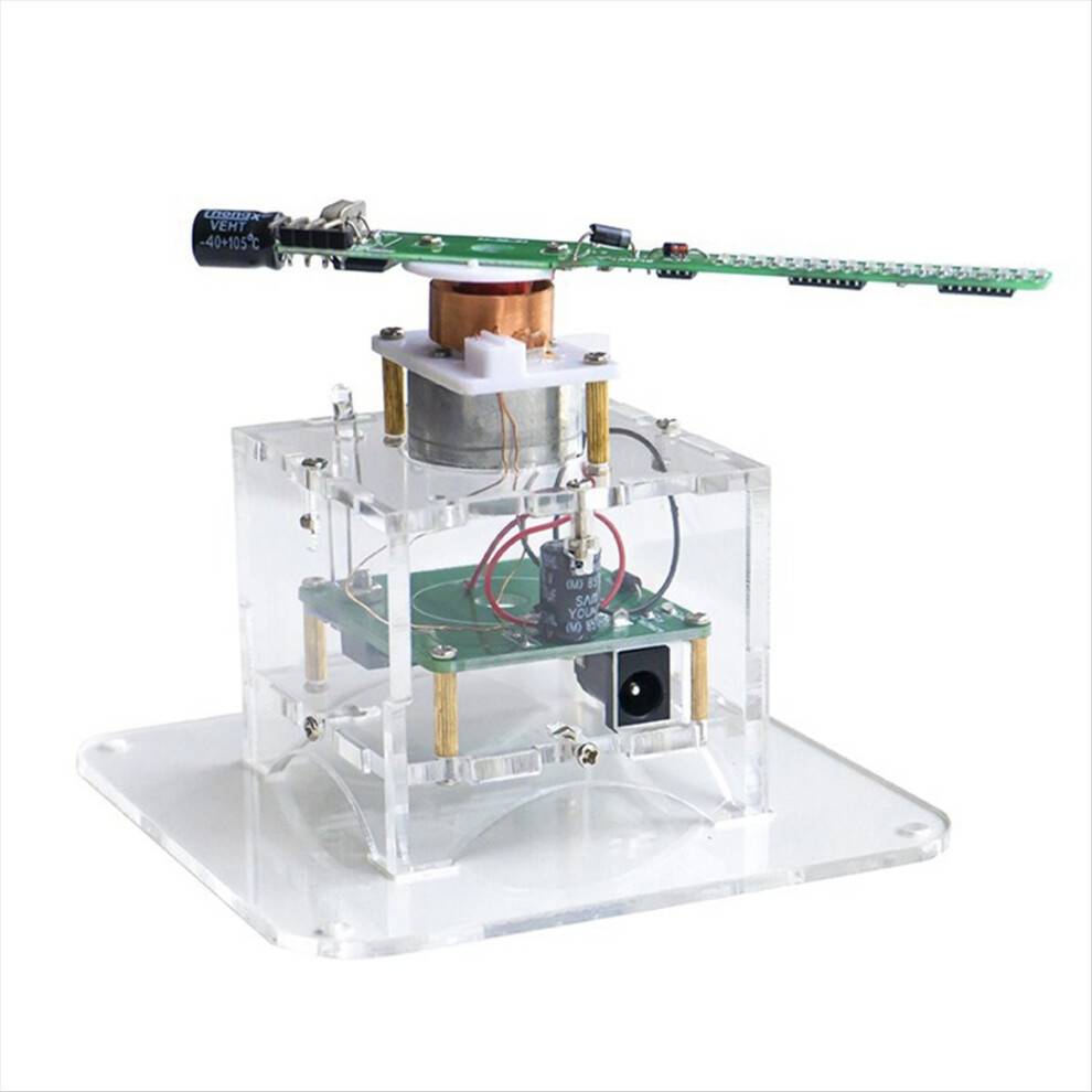 Kepptory Flat Rotation LED Dot Matrix DIY Kit