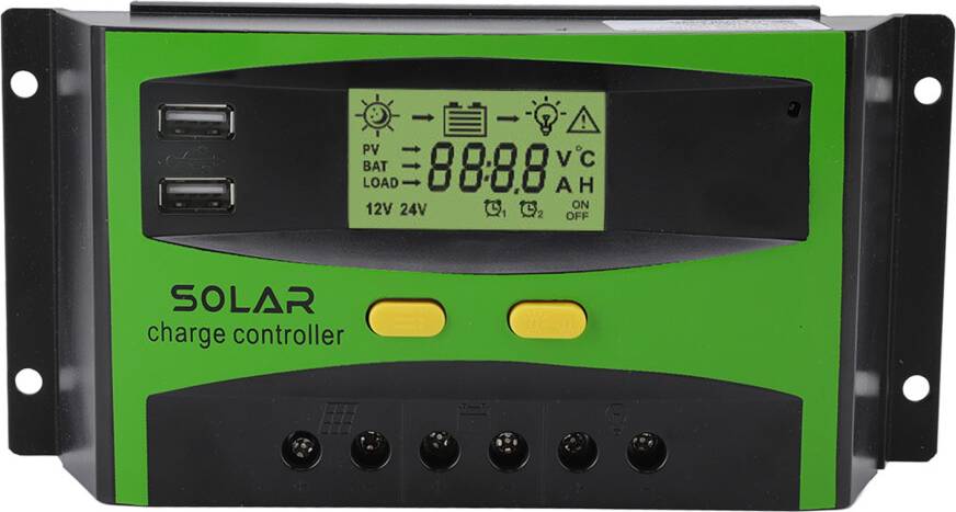 LCD Display Solar Controller 12V 24V Dual USB