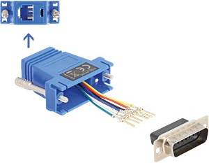 DeLock Assembly Kit Seriel Adapter Blue