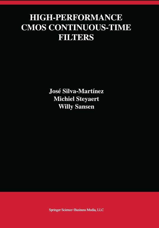 High-Performance CMOS Continuous Time Filters