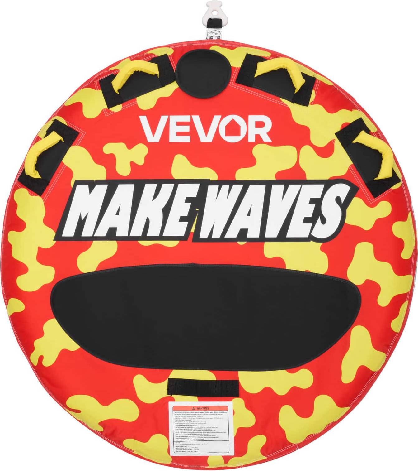 Inflatable boat VEVOR Towable 2-Rider Inflatable Boat Tubes