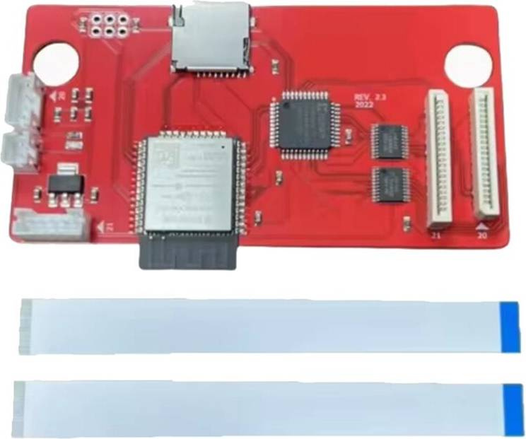 Melitt Saturn CD Drive Simulation Board, Saroo/Phoebe/RHEZ ODE Switcher - Red