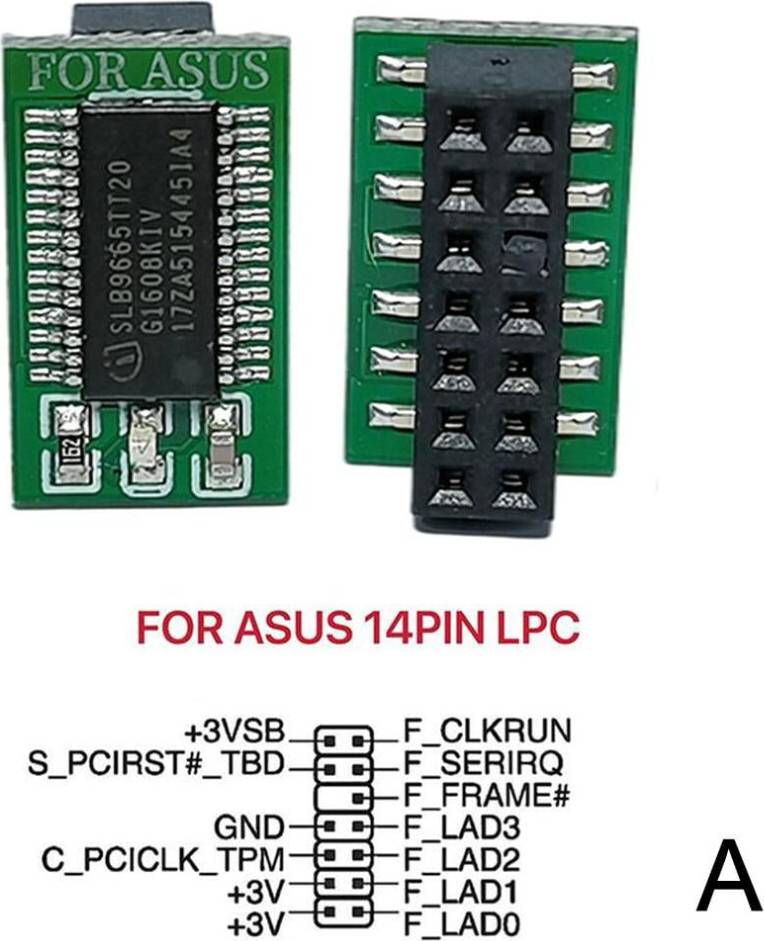 Tpm module TPM 2'0 Encryption Security Module Remote Card